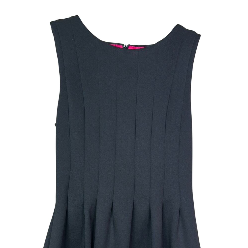 Vince Camuto pleated Black Sleeveless Dress size 8 - Picture 3 of 9